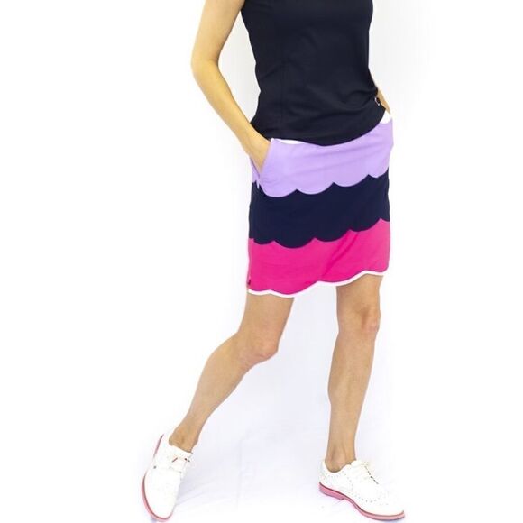 Golftini Scallop Performance Skort  - Picture 1 of 14